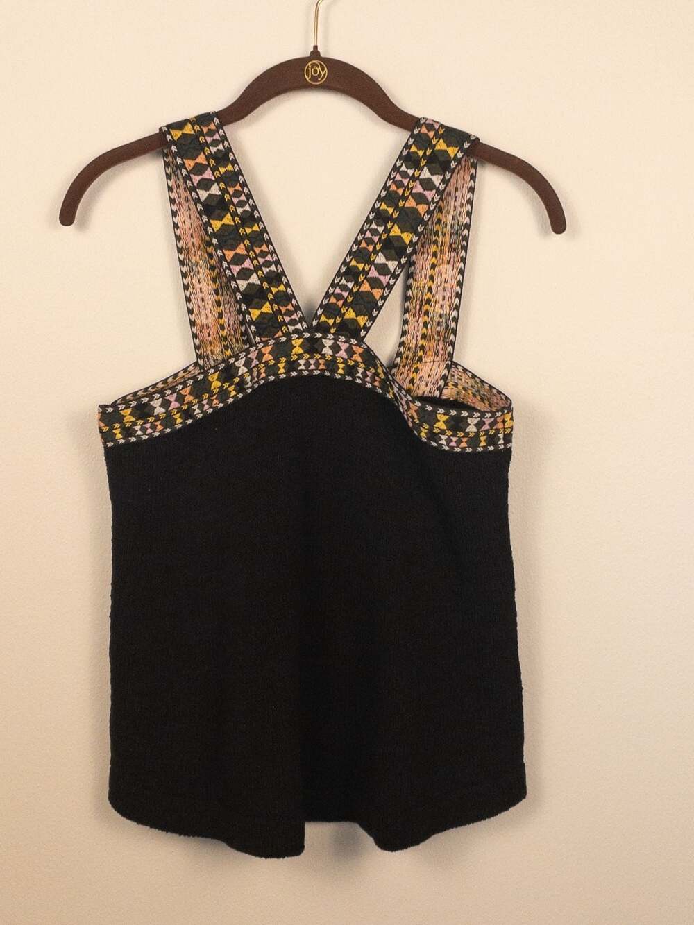 Madewell Embroidered Knit Swing Sweater Tank Top Boho size XS
